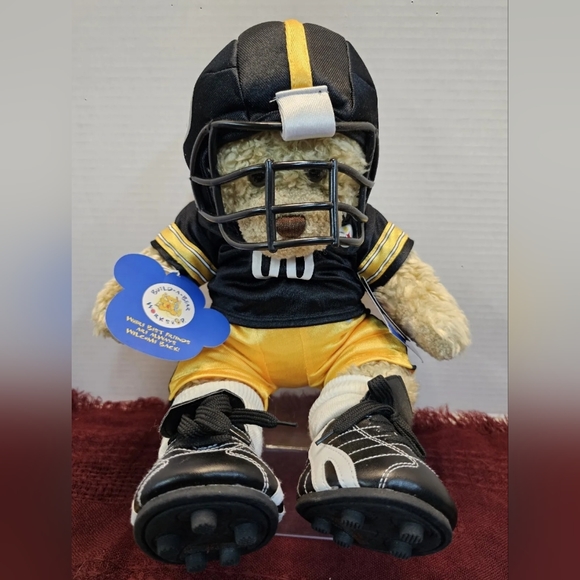 2009 Pittsburgh Steelers Build-A-Bear Workshop Plush Bear - Picture 14 of 14